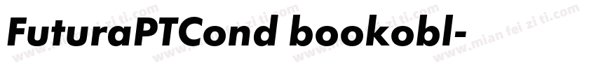 FuturaPTCond bookobl字体转换
